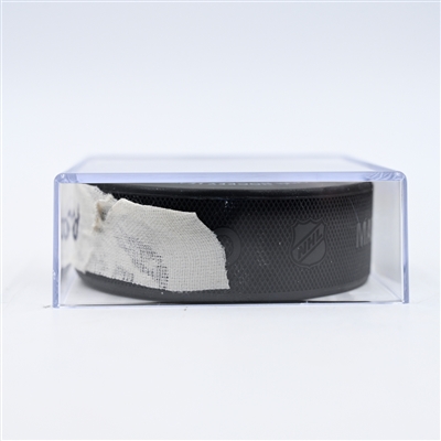 Anthony Beauvillier - Pittsburgh Penguins - Goal Puck - February 8, 2025 vs. Philadelphia Flyers (Flyers Logo)