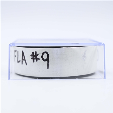 Sam Bennett - Florida Panthers - Goal Puck - February 4, 2025 vs. Washington Capitals (Capitals' 50th Anniversary Logo)