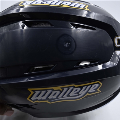 Trenton Bliss - Toledo Walleye - Team-Issued Navy, Warrior Helmet - 2025 Warrior/ECHL Hockey Heritage Classic