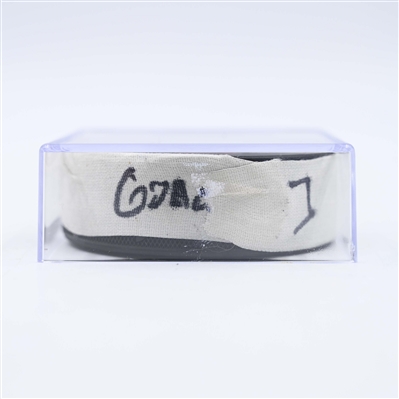Bobby Brink - Philadelphia Flyers - Goal Puck - January 18, 2025 vs. New Jersey Devils (Devils Logo)