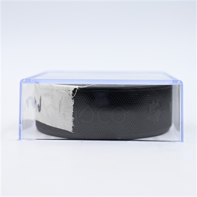 Bobby Brink - Philadelphia Flyers - Goal Puck - February 25, 2025 vs. Pittsburgh Penguins (Flyers Logo)