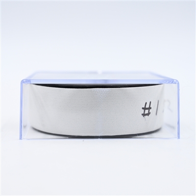 Philip Broberg - St. Louis Blues - Goal Puck - February 27, 2025 vs. Washington Capitals (Capitals' 50th Anniversary Logo)