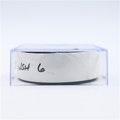 Philip Broberg - St. Louis Blues - Goal Puck - February 27, 2025 vs. Washington Capitals (Capitals' 50th Anniversary Logo)