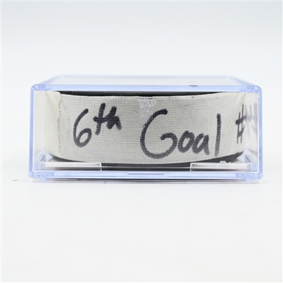 Brent Burns - Carolina Hurricanes - Goal Puck - April 27, 2025 vs. New Jersey Devils - 2025 Stanley Cup Playoffs - Round 1, Game 4 (Devils Logo)
