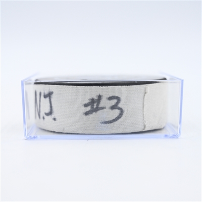 Seamus Casey - New Jersey Devils - Goal Puck - February 23, 2025 vs. Nashville Predators (Predators Logo)