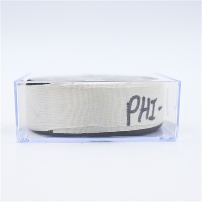 Noah Cates - Philadelphia Flyers - Goal Puck - March 4, 2025 vs. Calgary Flames (Flyers Logo)
