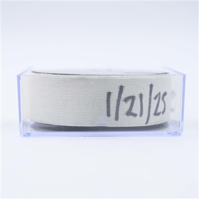 Macklin Celebrini - San Jose Sharks - Goal Puck - January 21, 2025 vs. Nashville Predators (Predators Logo)