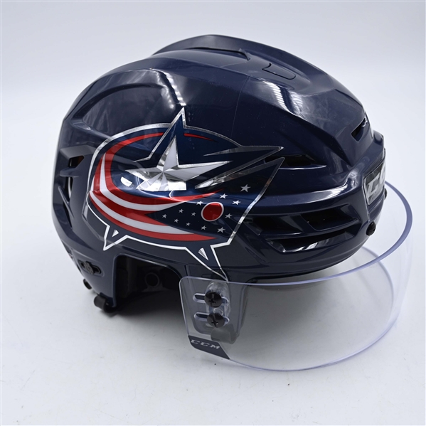 Yegor Chinakhov - Navy, CCM Helmet w/ CCM Shield - 2025 Stadium Series - Practice Only