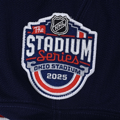 Yegor Chinakhov - Navy Photo Shoot-Worn Jersey - 2025 Stadium Series