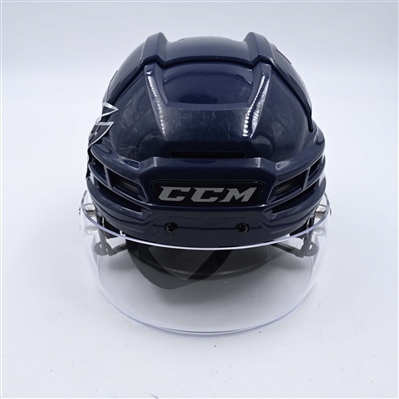 Jake Christiansen - Navy, CCM Helmet w/ CCM Shield - 2025 Stadium Series