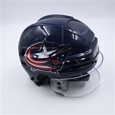 Jake Christiansen - Navy, CCM Helmet w/ CCM Shield - 2025 Stadium Series