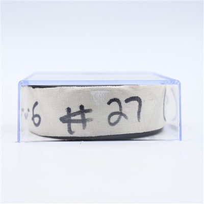 Matt Coronato - Calgary Flames - Goal Puck - March 4, 2025 vs. Philadelphia Flyers (Flyers Logo)
