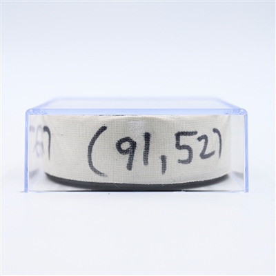Matt Coronato - Calgary Flames - Goal Puck - March 4, 2025 vs. Philadelphia Flyers (Flyers Logo)