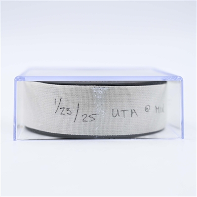 Lawson Crouse - Utah Hockey Club - Goal Puck - January 23, 2025 vs. Minnesota Wild (Wild Logo)
