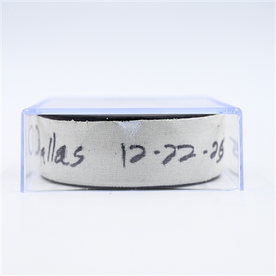Evgenii Dadonov - Dallas Stars - Goal Puck - February 22, 2025 vs. New Jersey Devils (Devils Logo)