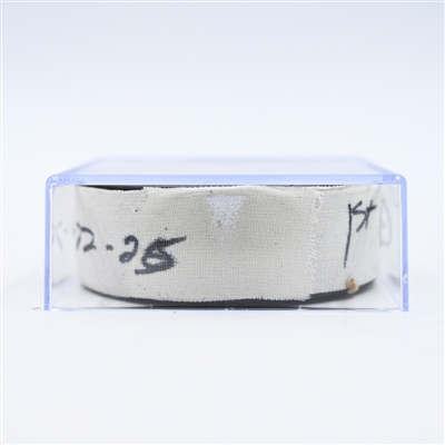 Evgenii Dadonov - Dallas Stars - Goal Puck - February 22, 2025 vs. New Jersey Devils (Devils Logo)