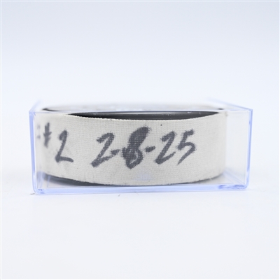 Rasmus Dahlin - Buffalo Sabres - Goal Puck - February 8, 2025 vs. Nashville Predators (Predators Logo)