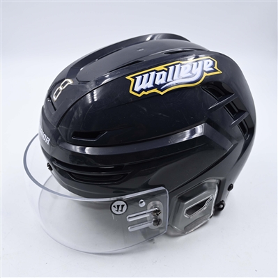 Casey Dornbach - Toledo Walleye - Team-Issued Navy, Warrior Helmet - 2025 Warrior/ECHL Hockey Heritage Classic