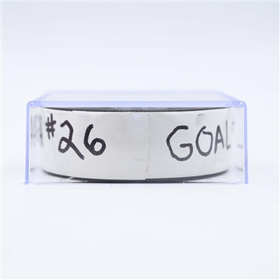 Nic Dowd - Washington Capitals - Goal Puck - February 4, 2025 vs. Florida Panthers (Capitals' 50th Anniversary Logo)