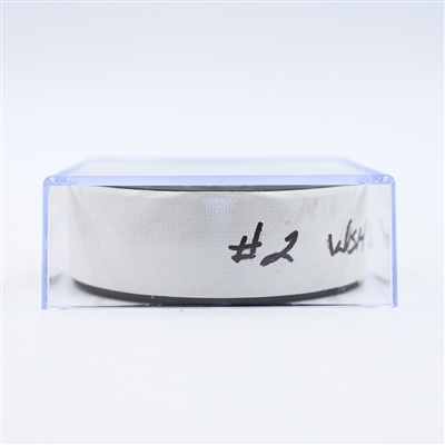 Pierre-Luc Dubois - Washington Capitals - Goal Puck - February 27, 2025 vs. St. Louis Blues (Capitals' 50th Anniversary Logo)