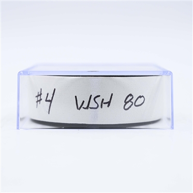 Pierre-Luc Dubois - Washington Capitals - Goal Puck - January 18, 2025 vs. Pittsburgh Penguins (Capitals' 50th Anniversary Logo)