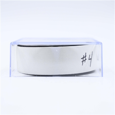 Pierre-Luc Dubois - Washington Capitals - Goal Puck - January 18, 2025 vs. Pittsburgh Penguins (Capitals' 50th Anniversary Logo)