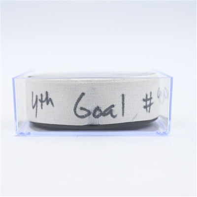 Matt Duchene - Dallas Stars - Goal Puck - February 22, 2025 vs. New Jersey Devils (Devils Logo)