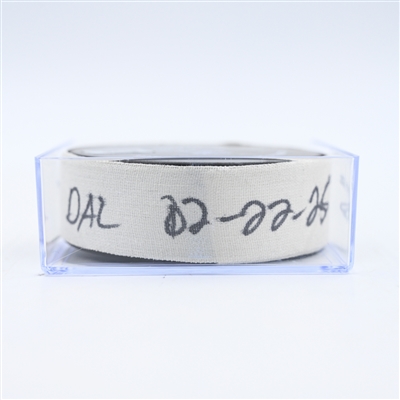 Matt Duchene - Dallas Stars - Goal Puck - February 22, 2025 vs. New Jersey Devils (Devils Logo)