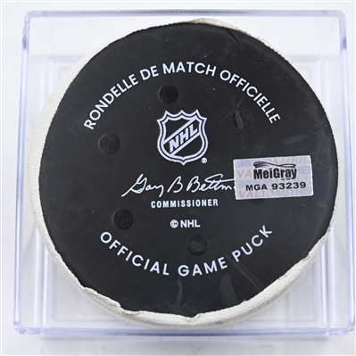 Lars Eller - Washington Capitals - Goal Puck - February 6, 2025 vs. Philadelphia Flyers (Flyers Logo)
