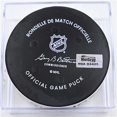 Lars Eller - Washington Capitals - Goal Puck - February 4, 2025 vs. Florida Panthers (Capitals' 50th Anniversary Logo)