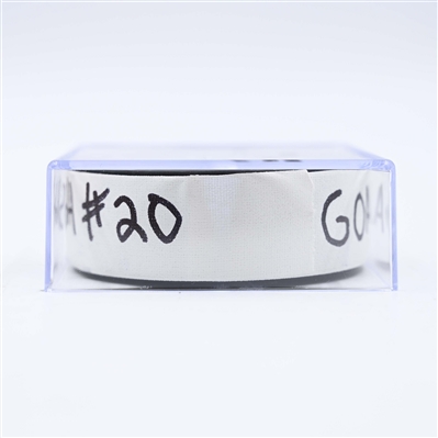 Lars Eller - Washington Capitals - Goal Puck - February 4, 2025 vs. Florida Panthers (Capitals' 50th Anniversary Logo)