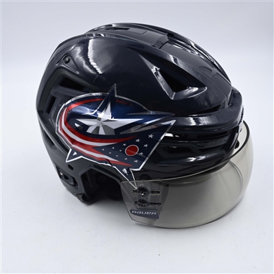 Adam Fantilli - Navy, Bauer Helmet w/ Bauer Shield - 2025 Stadium Series