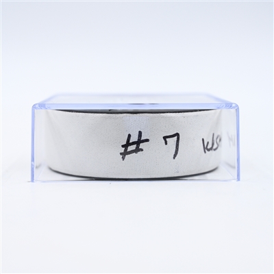 Martin Fehervary - Washington Capitals - Goal Puck - March 3, 2025 vs. Ottawa Senators (Capitals' 50th Anniversary Logo)