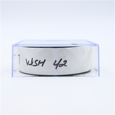 Martin Fehervary - Washington Capitals - Goal Puck - March 3, 2025 vs. Ottawa Senators (Capitals' 50th Anniversary Logo)