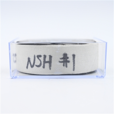 Filip Forsberg - Nashville Predators - Goal Puck - February 27, 2025 vs. Winnipeg Jets (Predators Logo)