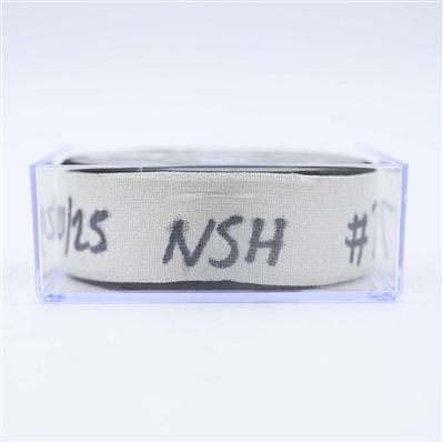 Filip Forsberg - Nashville Predators - Goal Puck - January 21, 2025 vs. San Jose Sharks (Predators Logo)
