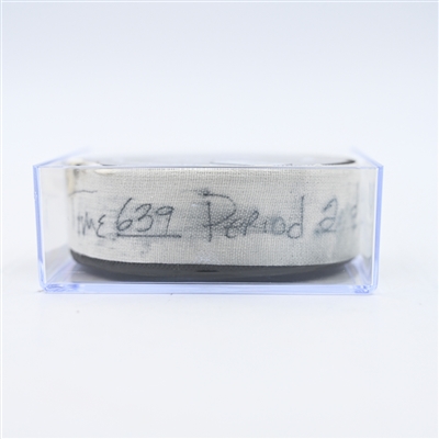 Fredrick Gaudreau - Minnesota Wild - Goal Puck - February 8, 2025 vs. New York Islanders (Wild Logo)