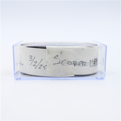Fredrick Gaudreau - Minnesota Wild - Goal Puck - March 2, 2025 vs. Boston Bruins (Wild Logo)
