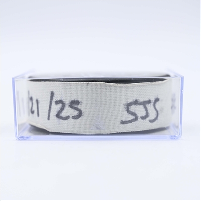 Mikael Granlund - San Jose Sharks - Goal Puck - January 21, 2025 vs. Nashville Predators (Predators Logo)