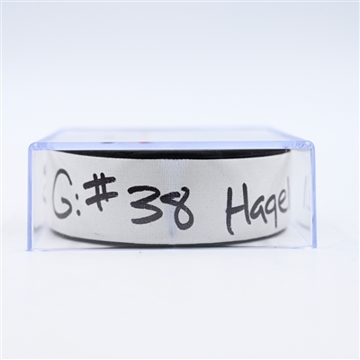 Brandon Hagel - Tampa Bay Lightning - Goal Puck - March 1, 2025 vs. Washington Capitals (Capitals' 50th Anniversary Logo)