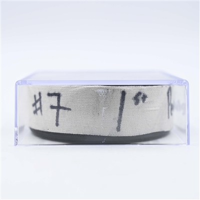 Dougie Hamilton - New Jersey Devils - Goal Puck - January 18, 2025 vs. Philadelphia Flyers (Devils Logo)