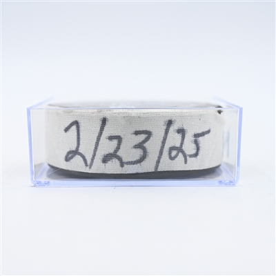 Dougie Hamilton - New Jersey Devils - Goal Puck - February 23, 2025 vs. Nashville Predators (Predators Logo)