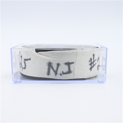 Dougie Hamilton - New Jersey Devils - Goal Puck - February 23, 2025 vs. Nashville Predators (Predators Logo)