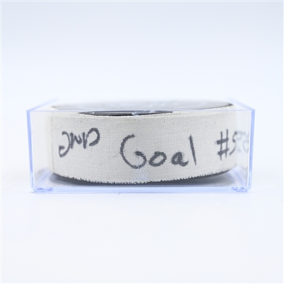 Thomas Harley - Dallas Stars - Goal Puck - February 22, 2025 vs. New Jersey Devils (Devils Logo)