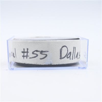 Thomas Harley - Dallas Stars - Goal Puck - February 22, 2025 vs. New Jersey Devils (Devils Logo)