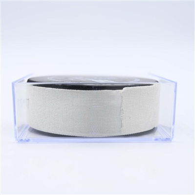 Barrett Hayton - Utah Hockey Club - Goal Puck - January 23, 2025 vs. Minnesota Wild (Wild Logo)
