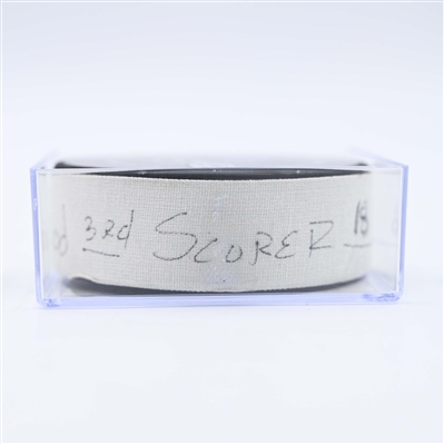 Vinnie Hinostroza - Minnesota Wild - Goal Puck - February 6, 2025 vs. Carolina Hurricanes (Wild Logo)