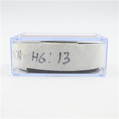 Nico Hischier - New Jersey Devils - Goal Puck - April 25, 2025 vs. Carolina Hurricanes - 2025 Stanley Cup Playoffs - Round 1, Game 3 (Devils Logo)