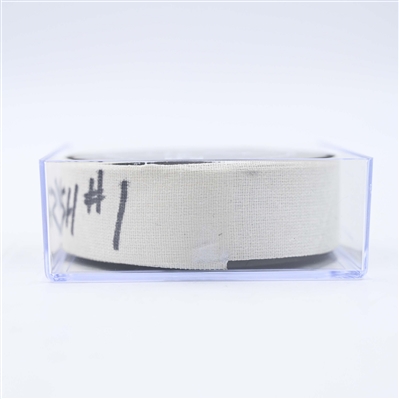 Nils Hoglander - Vancouver Canucks - Goal Puck - January 29, 2025 vs. Nashville Predators (Predators Logo)