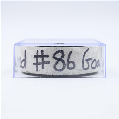 Jack Hughes - New Jersey Devils - Goal Puck - January 29, 2025 vs. Philadelphia Flyers (Devils Logo)